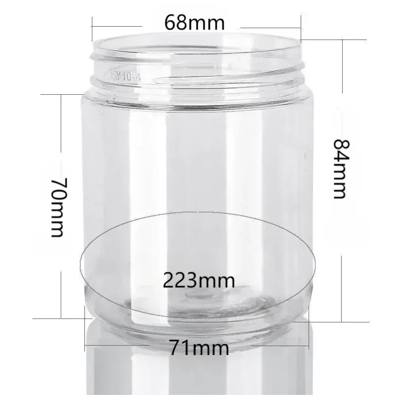 20pcs 250ml Clear Empty Plasti - Food Storage Aluminum Containers 评论和价格
