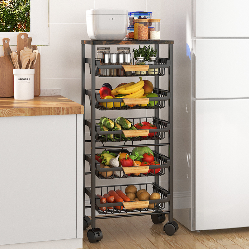 5 Tier Wire Fruit Basket - Kit - Food Storage Without Pantry 评论和价格