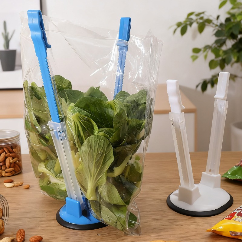 Hands Free Baggy Rack Clip Adj - Food Storage Reusable Bags 评论和价格
