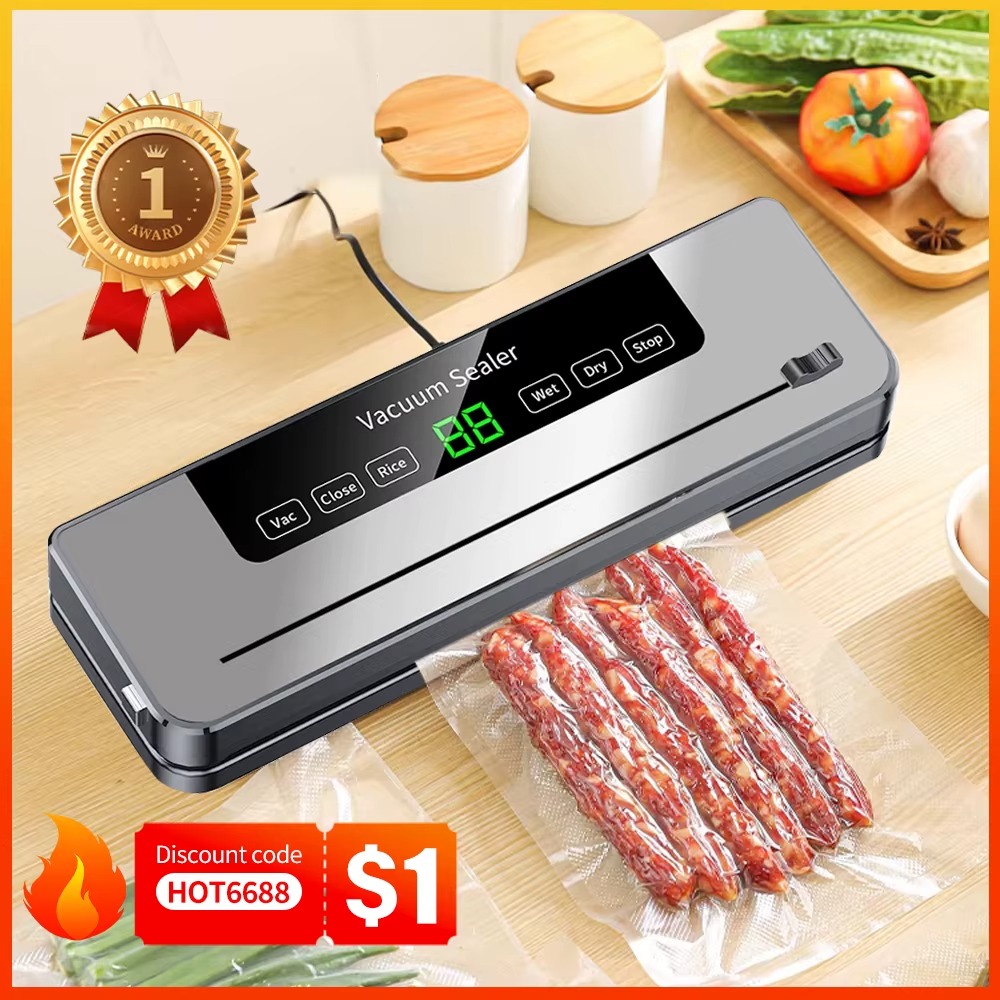 Electric Vacuum Sealer Machine - Food Storage Machine 评论和价格