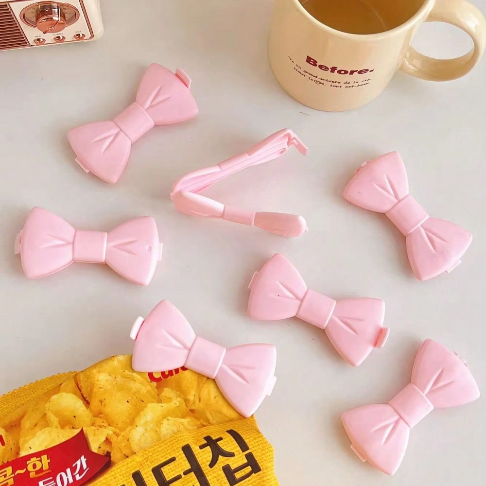 5PCS Kawaii Food Sealing Clip  - Food Storage Reusable Bags 评论和价格