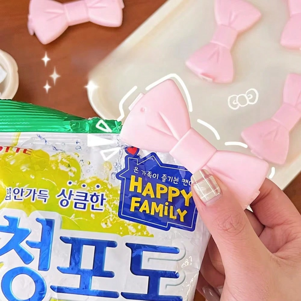 5PCS Kawaii Food Sealing Clip  - Food Storage Reusable Bags 评论和价格