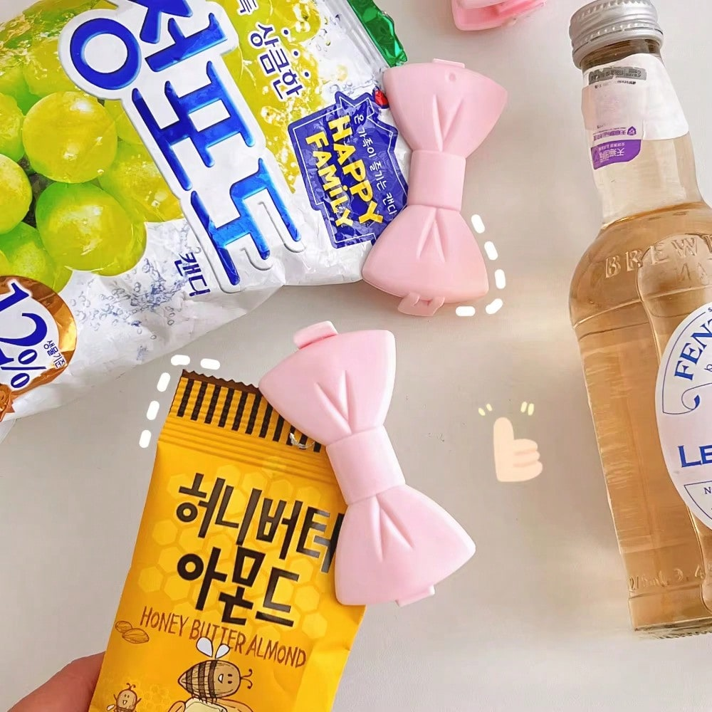 5PCS Kawaii Food Sealing Clip  - Food Storage Reusable Bags 评论和价格