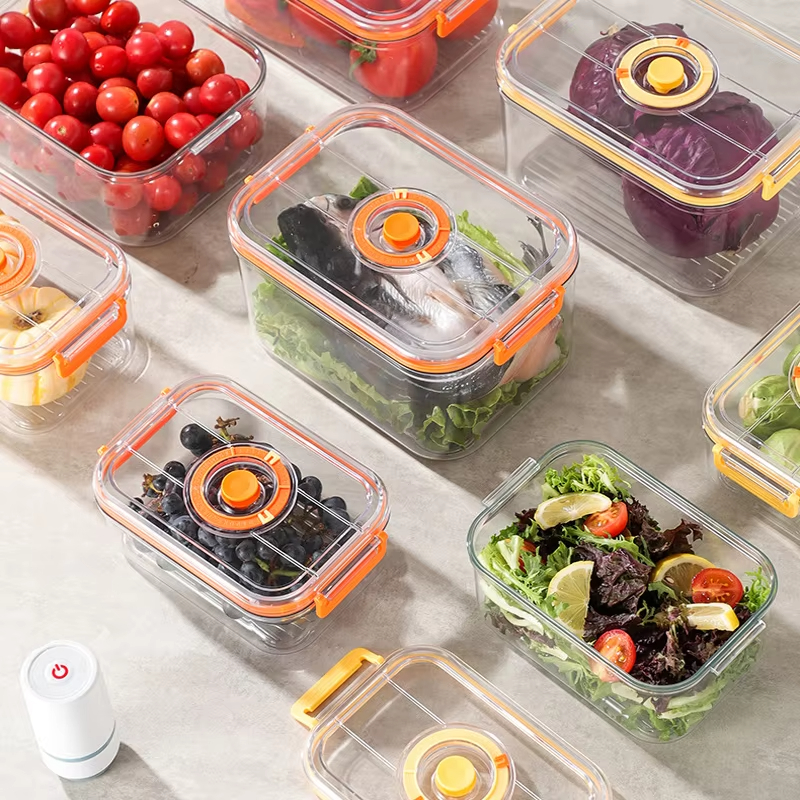 Vacuum Fresh-keeping Box Refri - Food Storage Jars Plastic 评论和价格