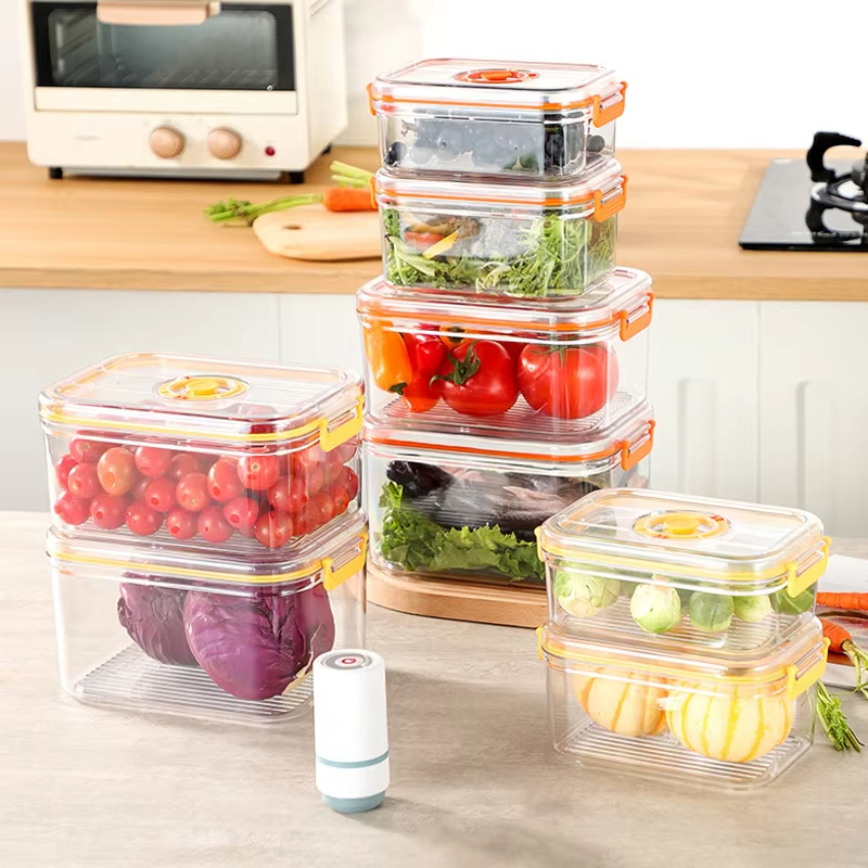 Vacuum Fresh-keeping Box Refri - Food Storage Jars Plastic 评论和价格