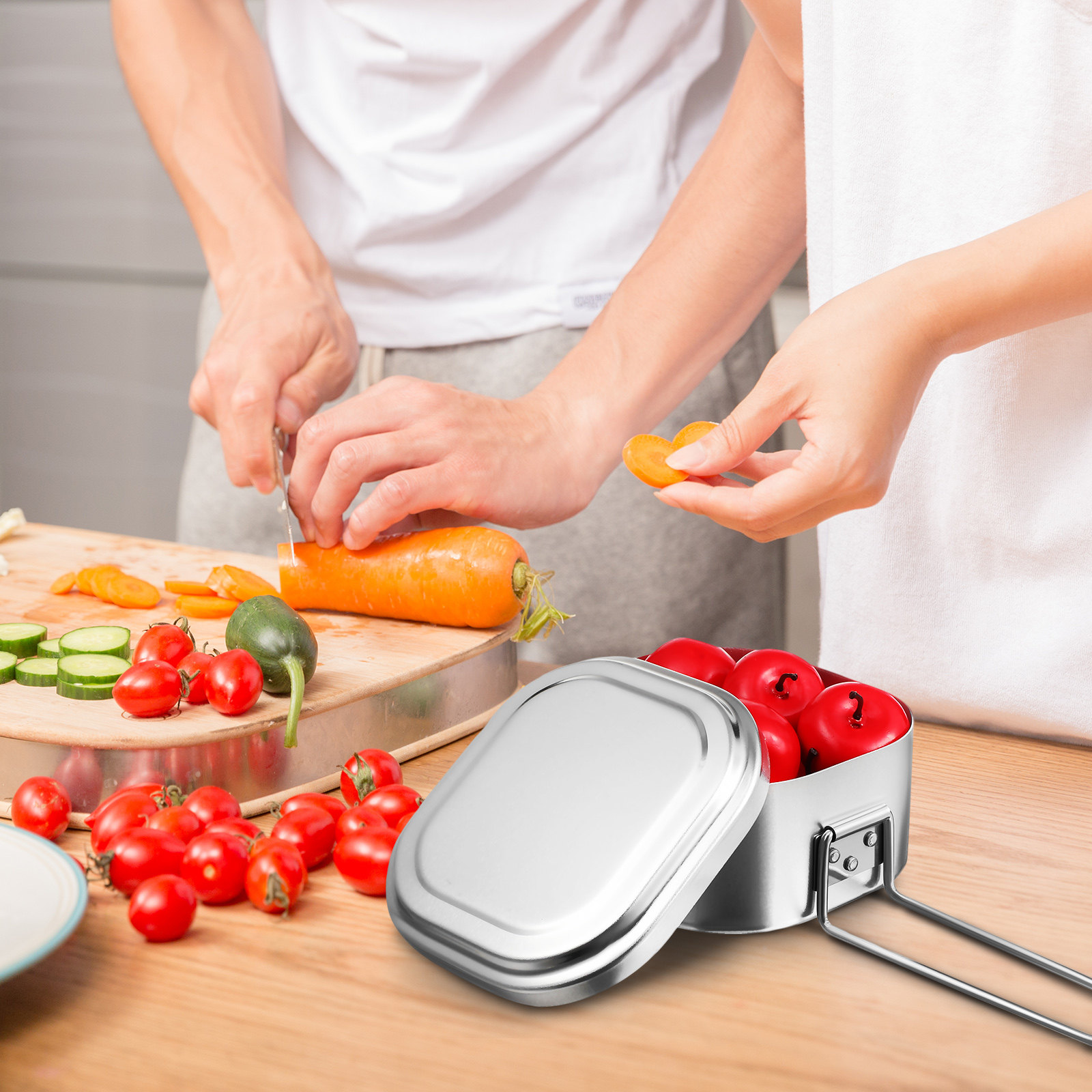 Aluminum Lunch Box Portable Ou - Food Storage Aluminum Containers 评论和价格