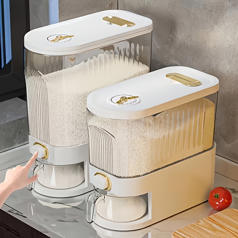 22Lbs Large Rice & Cereal Disp - Food Storage Without Pantry 评论和价格