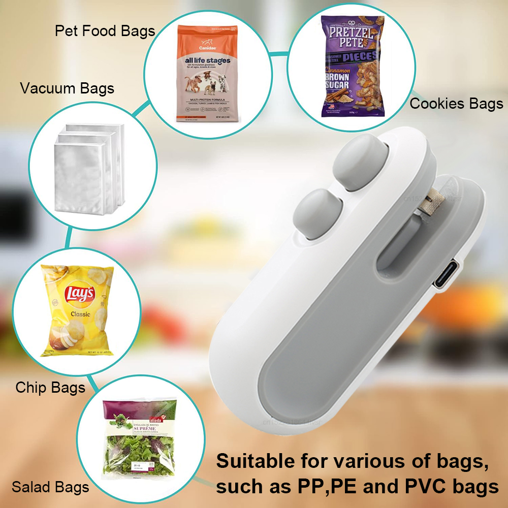 Mini Sealing Machine 2IN1 Heat - Food Storage Machine 评论和价格