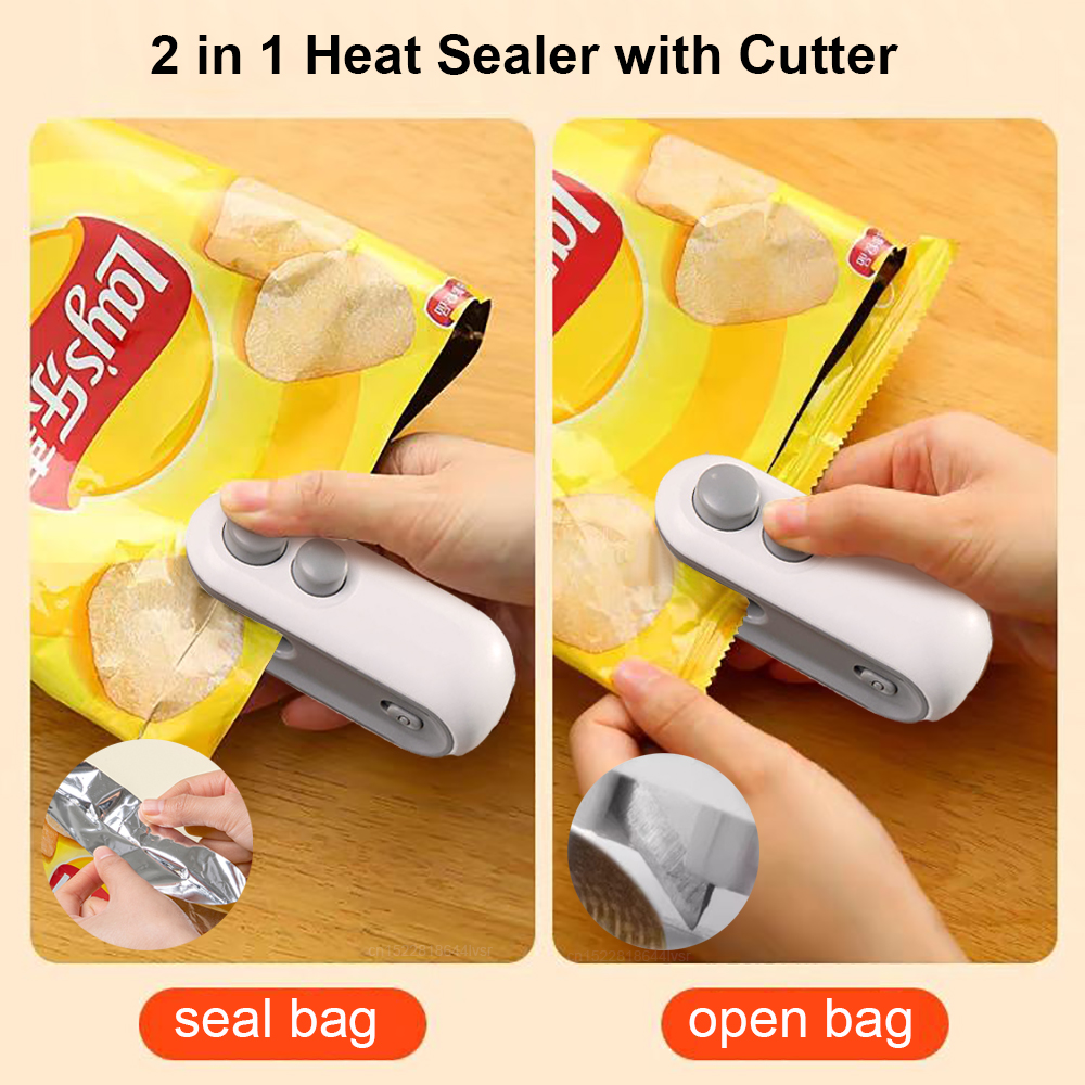 Mini Sealing Machine 2IN1 Heat - Food Storage Machine 评论和价格