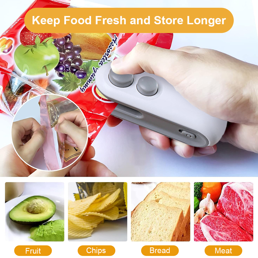 Mini Sealing Machine 2IN1 Heat - Food Storage Machine 评论和价格