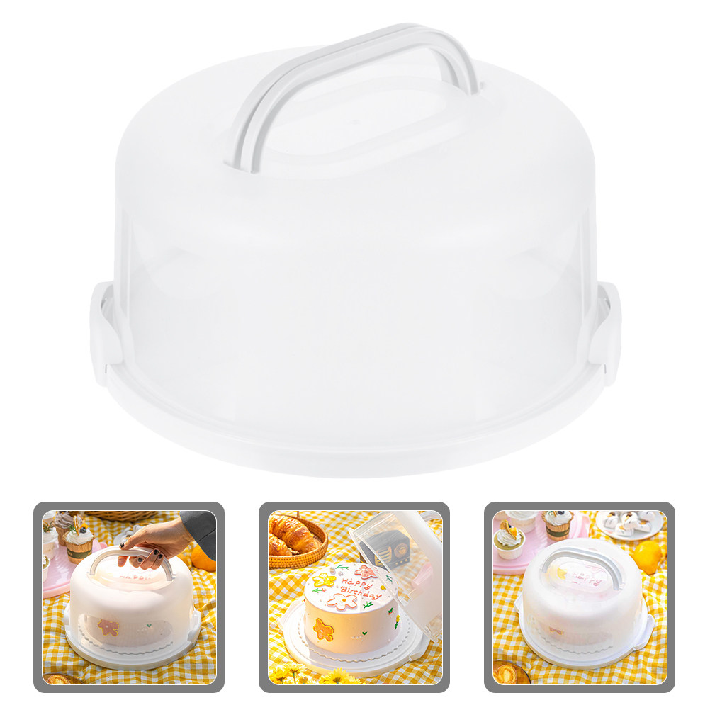 Cake Storage Box 10 Inch Round - Food Storage Plastic Boxes 评论和价格