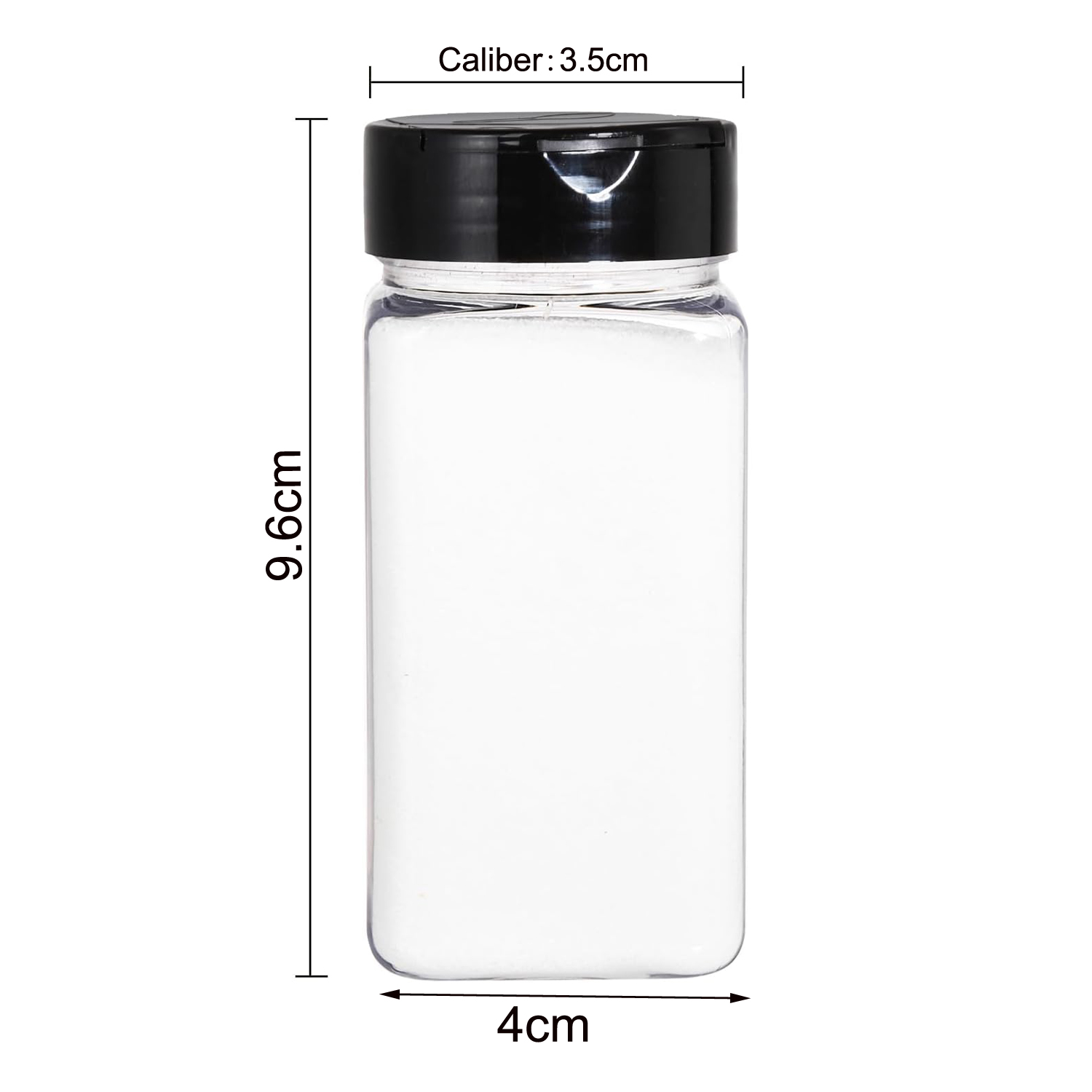 Square Large Plastic Spice Jar - Food Storage Jars Plastic 评论和价格
