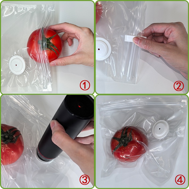 New Reusable Air Vacuum Storag - Food Storage Roll Bags 评论和价格