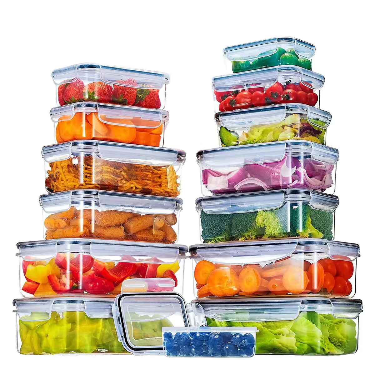 34PCS-Assorted Size Airtight F - Food Storage Pantry 评论和价格