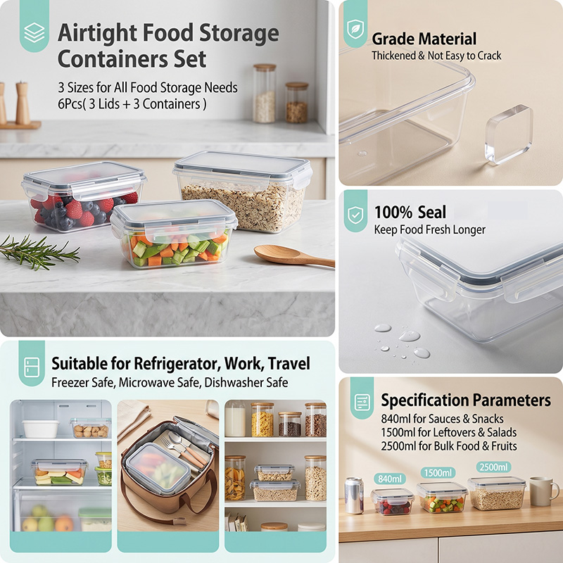 34PCS-Assorted Size Airtight F - Food Storage Pantry 评论和价格