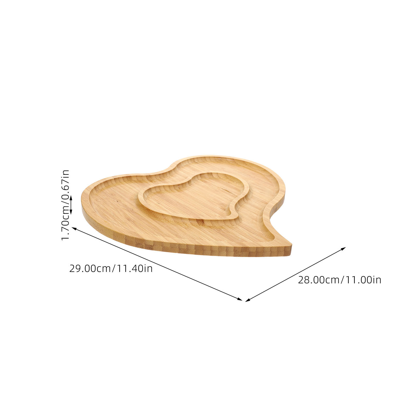 Heart Shape Reusable Bamboo Se - Food Storage Practices 评论和价格