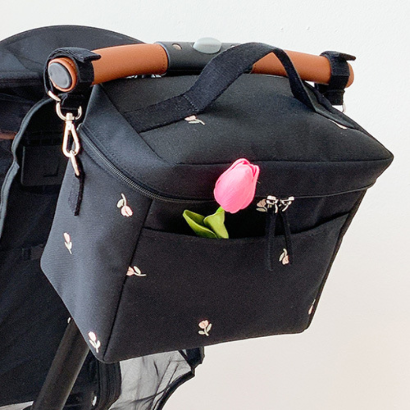 Bear Embroidery Baby Stroller  - Food Storage In Cooler 评论和价格