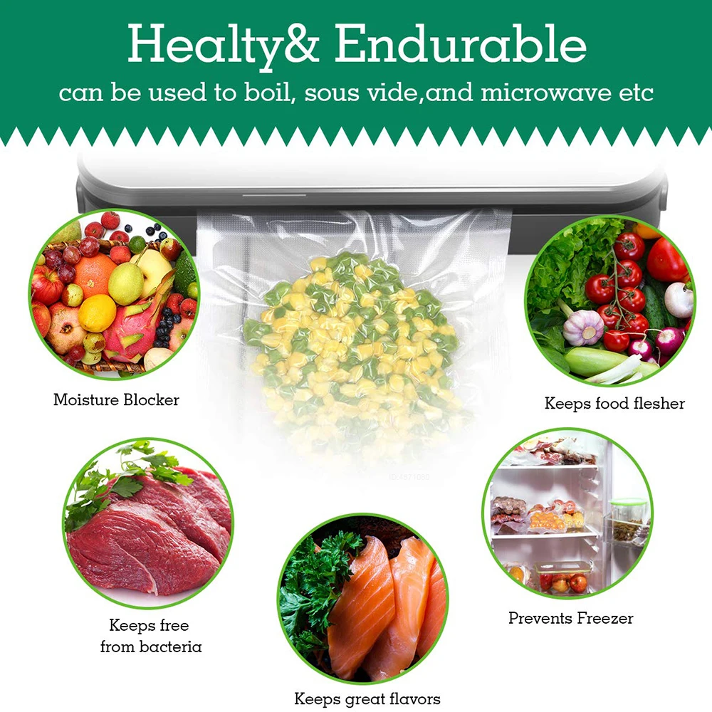 Sous Vide Roll Bags for Vacuum - Food Storage Machine 评论和价格