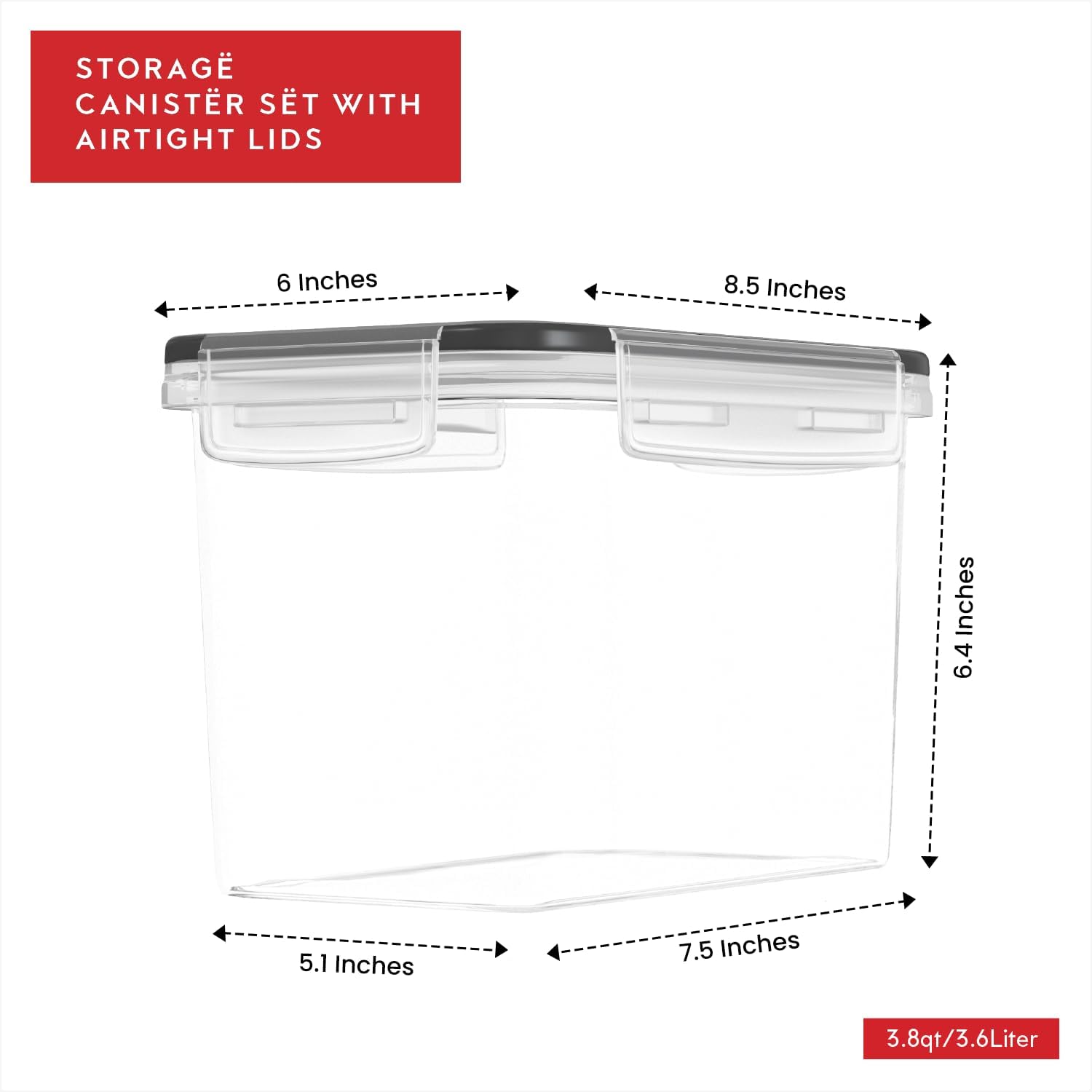Flour Sugar Storage Containers - Food Storage Pantry 评论和价格